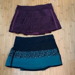 lululemon athletica Women's Skorts - Purple and Teal bundle,